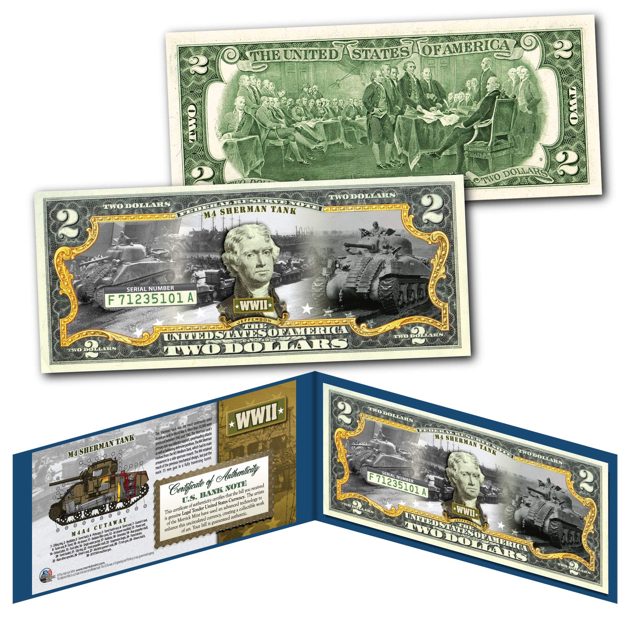 Amazon.com: Merrick Mint M4 Sherman Tank - World War II